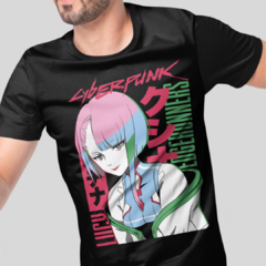 Camiseta Cyberpunk Edgerunners Green Dragon