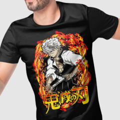 Camiseta Sanemi Shinazugawa Demon Slayer Green Dragon