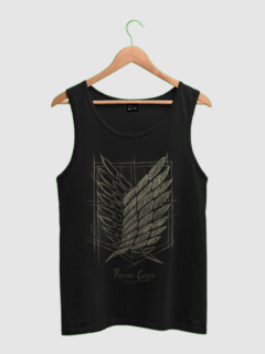 Camiseta Regata Attack on Titan Green Dragon