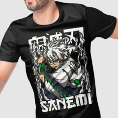 Camiseta Sanemi Shinazugawa Demon Slayer Green Dragon