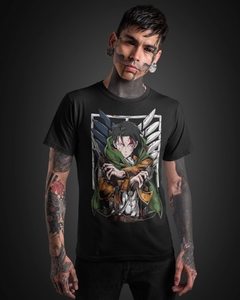 Camiseta Attack on Titan levi Green Dragon