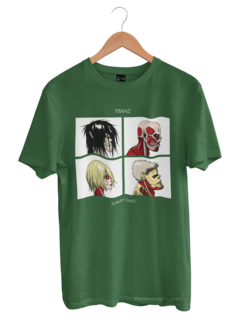 Camiseta Attack on Titan Green Dragon