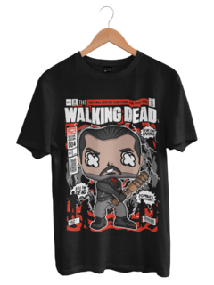 Camiseta Geek Negan The Walking Dead Funko Pop Green Dragon