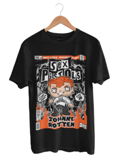 Camiseta Geek Sex Pistols Funko Pop Green Dragon