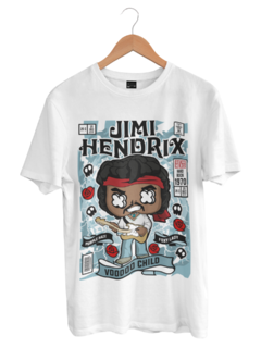 Camiseta Geek Jimi Hendrix Funko Pop Green Dragon