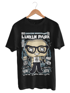 Camiseta Geek Linkin Park Funko Pop Green Dragon