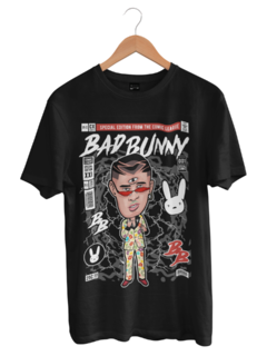 Camiseta Bad Bunny Pop Culture Green Dragon