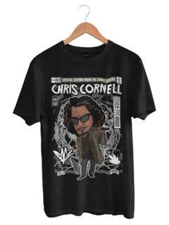 Camiseta Chris Cornell Pop Culture Green Dragon