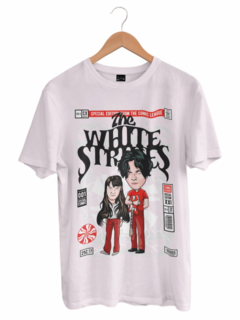 Camiseta The White Stripes Green Dragon Caricaturas Pop Culture