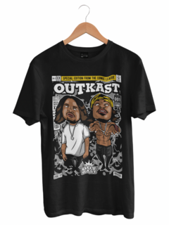 Camiseta Outkast Green Dragon Caricaturas Pop Culture