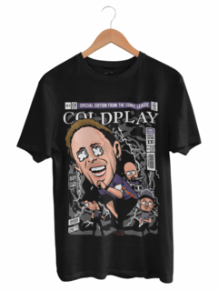 Camiseta Cold Play Green Dragon Caricaturas Pop Culture