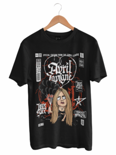 Camiseta Avril Lavigne Green Dragon Caricaturas Pop Culture