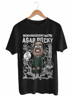 Camiseta Asap Rocky Green Dragon Caricaturas Pop Culture