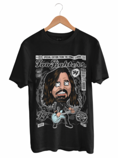 Camiseta Foo Fighters Green Dragon Caricaturas Pop Culture