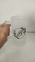 12 - Caneca de chopp letra floral - comprar online