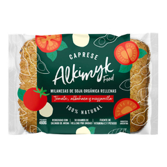 Milanesas de Soja Rellenas Caprese x 460g - Alkimyk Food