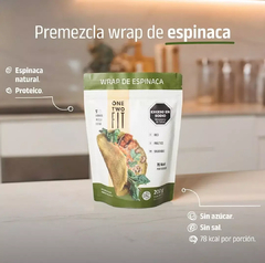 premezcla Wrap de espinaca one two fit 200gr