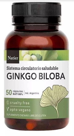 ginko biloba natier 50 cápsulas