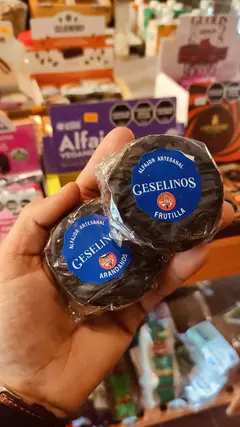 alfajor geselinos sin tacc de fruta