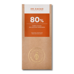 Dr Cacao barra 80% - comprar online