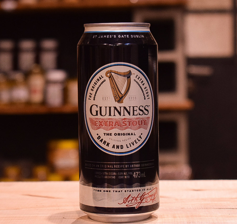 Cerveza Guinness Extra Stout 473cc