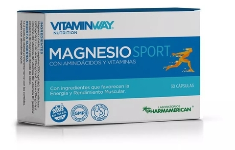magnesio sport vitaminway 30capsulas