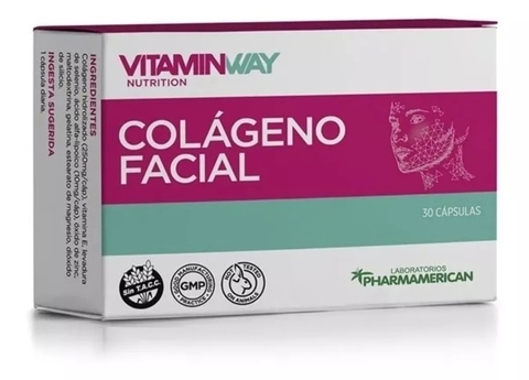 colágeno facial vitaminway 30caps