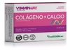 colágeno + calcio vitaminway 30 cápsulas