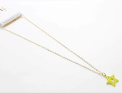 EC#0010 Necklace estrellas con cristales - comprar online