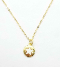 EC#009 Necklace de estrella blanca