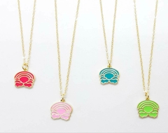 EC#006 Necklace rainbow