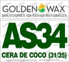 Cera De Coco (31/35) para Velas Aromaticas y Masajes (Golden Wax AS34)
