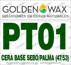 Cera De Sebo y Palma PT01 (47/53) para Elaboracion de Velas (Golden Wax PT01)