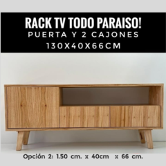 RACK TV. ENCHAPADO PARAÍSO