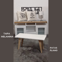 MESA RATONA - MODELO ESCANDINAVO - BLANCA