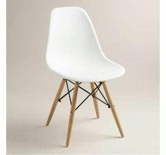 COMBO: MESA PARAÍSO Y PATAS LAQUEADAS BLANCAS + 4 SILLAS EAMES - comprar online