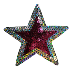 630 Estrella 9cm 2 Colores x 25