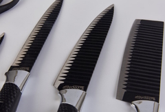 Set de cuchillos de Cocina Acero Inoxidable y carbono x 6 piezas en internet