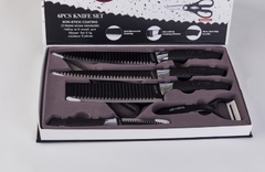 Set de cuchillos de Cocina Acero Inoxidable y carbono x 6 piezas - tienda online
