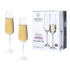 Copa Crystal Bohemia Ardea x 6 un 220ml Champagne