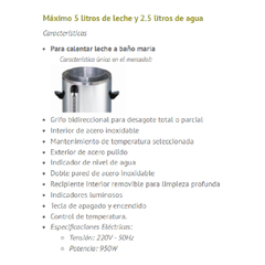 calentador de leche FT50 - comprar online