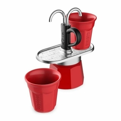 Set Cafetera Bialetti mini express roja con tazas - comprar online
