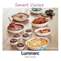 Tartera Luminarc 28 Cm Vidrio Templado Smart Cuisine - comprar online