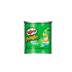 Papas fritas Pringles sabor cebolla y crema 40gr x 6 unid