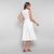 Vestido Godê Fivela Branco - comprar online
