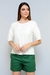Blusa Duo Crepe Off White - comprar online
