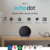 Alexa Nuevo Echo Dot (4ta Gen) - Bocina inteligente con Alexa – Negro SIN RELOJ y Soporte Atlas gris Impresión 3D - Qualli Servicios TI