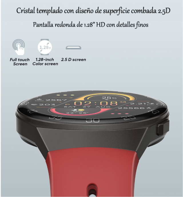 Reloj inteligente Digital LIGE para mujer reloj deportivo inteligente para  hombre LED electrónico para Android IOS reloj inteligente de muñeca para  Fitness + caja