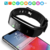 Imagen de Reloj inteligente deportivo Tro-Smart color rosa para hombre y mujer, pulsera electrónica con rastreador de Fitness para Android e IOS, C5S