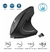 Mouse Inalámbrico Ergonómico Recargable Con 6 Botones 3 configuraciones de DPI color negro - comprar en línea